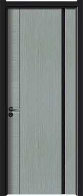 puertas de entrada de madera revestidas de aluminio de 2100*900*160m m para la oficina