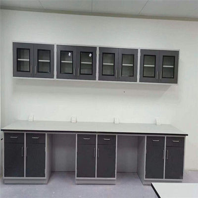 Banco de laboratorio de química del armario de la ejecución de la resina de epoxy L1.5m W0.85m